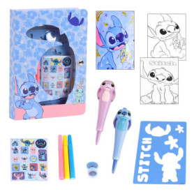Coffret de Papeterie Disney Stitch avec Marqueurs et Stylos