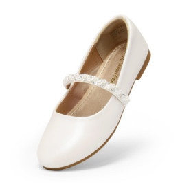 Ballerines Élégantes Fille Ivoire DREAM PAIRS - Chaussures Mary Jane Confortables