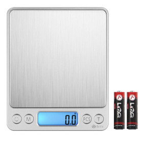 Balance de Cuisine AMIR 3kg avec Tare et Compte Morceau