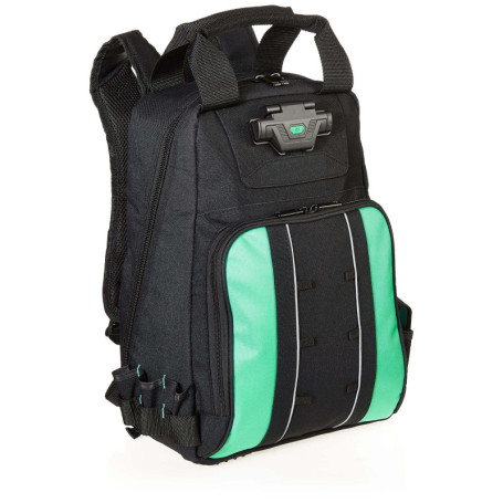 Sac à dos Amazon Basics pour outils avec éclairage et 55 poches - Noir