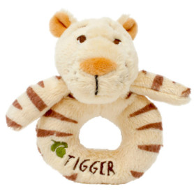 Hochet Tigger en Peluche Winnie l'Ourson - Cadeau Officiel pour Nouveau-nés
