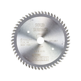 Lame de Scie Portative DeWalt DT1087-QZ 54TFZ Argent 165/20mm