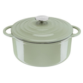 Cocotte en Fonte Tefal LOV 25 cm - Anti-adhésive Vert Lichen