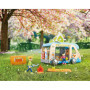 Hape Camping Car en Bois avec Poupées et Accessoires - Aventure Éducative pour Enfants