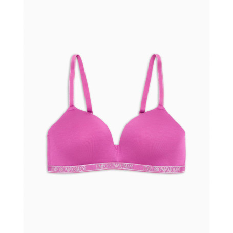 Soutien-Gorge Rembourré Triangle Bouganville - Emporio Armani XS Femme
