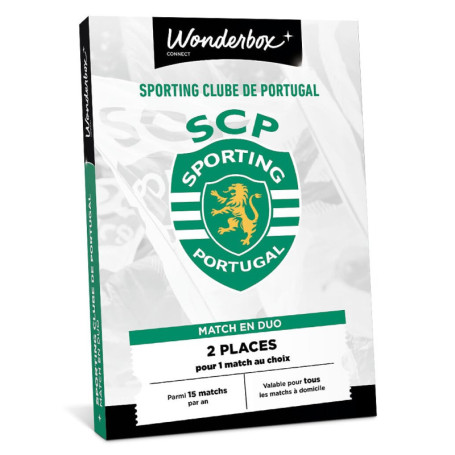 Coffret Cadeau Wonderbox - Match en Duo au Sporting Clube De Portugal