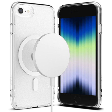 Coque Magnétique Ringke Fusion pour iPhone SE 2022 - Protection Antichoc Matte Clear
