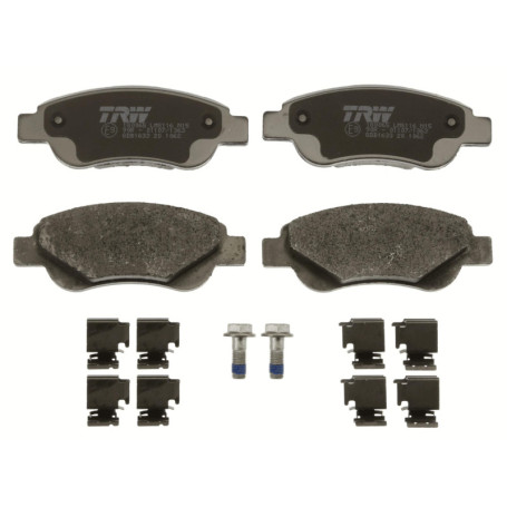 Kit de Plaquettes de Frein TRW GDB1633 pour Citroen C1 2005-2014