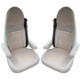 Lot de 2 Housses de Siège Beige pour Camping-Car Aguti GIS Liner