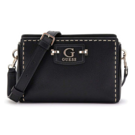Sac à Bandoulière Mini GUESS Nastra Noir Élégant