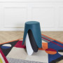 Tabouret Eve Bleu Canard - Design Contemporain et Polyvalent