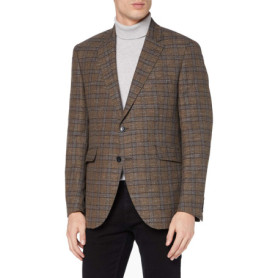 Veste à carreaux taupe et bleu pour homme - Hackett London