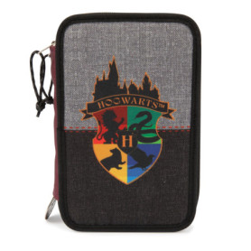 Trousse Harry Potter Triple avec 18 Crayons et Feutres - Giochi Preziosi