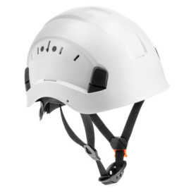 Casque de Protection Högert Technik pour Grandes Hauteurs - Blanc avec Ventilation