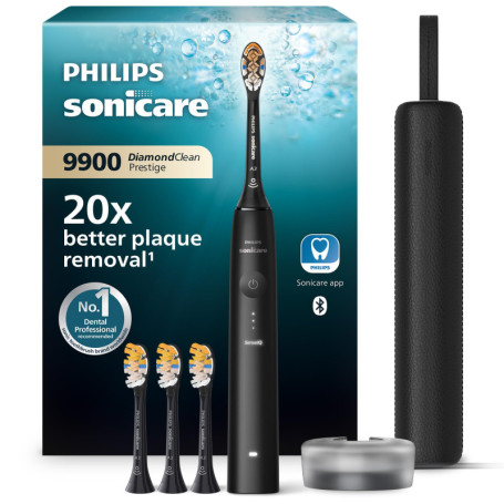 Philips Sonicare DiamondClean 9900 Prestige - Brosse à dents électrique avec SenseIQ et étui de voyage
