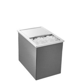 Glacière en Acier Inoxydable VEVOR avec Couvercle Coulissant - 27,1 L