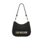 Sac à main Love Moschino en PU noir pour femmes