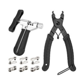 Kit Outils de Réparation de Chaîne de Vélo QKURT avec Pince et Maillons Manquants