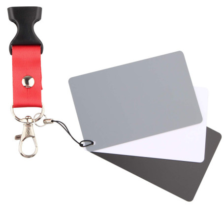Carte Grise Jopto pour Balance des Blancs et Exposition Photo