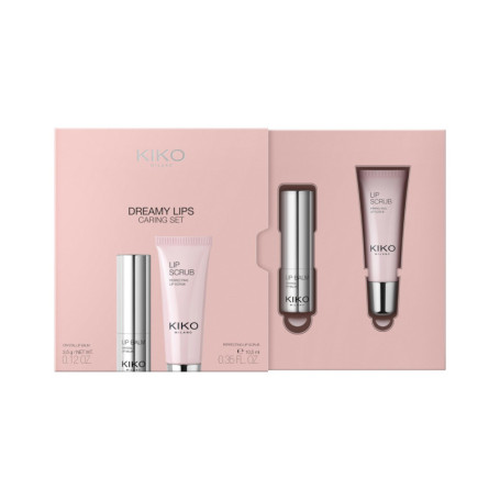 KIKO Milano Dreamy Lips Set - Baume Scintillant et Gommage pour Lèvres