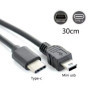 Câble USB-C OTG 30cm pour Transfert de Données - Compatible Canon et Nikon