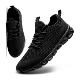 Basket Sport Homme Multisports Respirante - Sneakers Noir EU 46