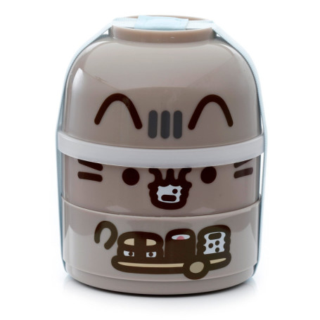 Boîte à Lunch Bento Ronde Pusheen - Compartimentée et Hermétique
