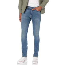 Jean Stretch Skinny Homme - Bleu Moyen Vintage par Amazon Essentials