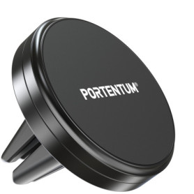 Support Téléphone Magnétique pour Voiture PORTENTUM - Fixation Grille d'Aération 360°