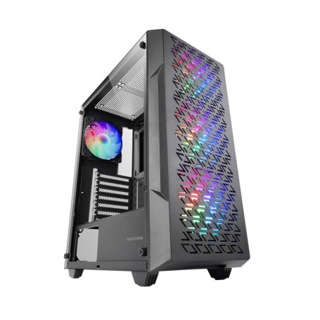 Boîtier Gaming Mars Gaming MC-GEO ATX avec Ventilateurs FRGB Rainbow