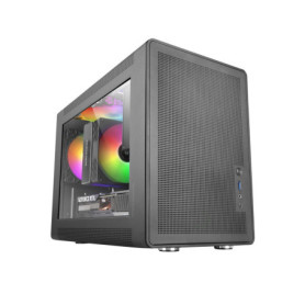 Boîtier Gaming MicroATX Mars Gaming MC-XPS avec Verre Trempé et Refroidissement Mesh
