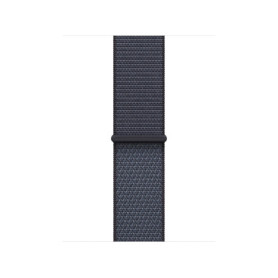 Bracelet Sport Apple Watch - Boucle Ajustable en Nylon Bleu Maritime - 40 mm