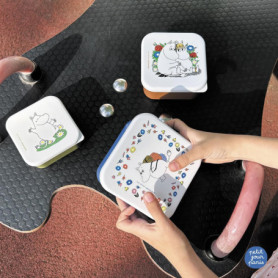 Set de 3 Lunch Box Moomin pour Enfants - Pratiques et Colorées