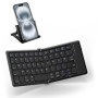 Clavier Bluetooth Pliable TiMOVO - Mini Clavier AZERTY Rechargeable pour Voyage