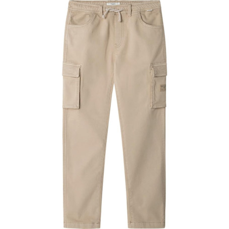 Pantalon Cargo Pepe Jeans Chase pour Garçon - Marron Foncé, 14 Ans