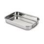 Plat à Four Rectangulaire en Inox 41 x 31 cm - Pratique et Élégant