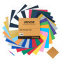Lot de 30 Feuilles de Vinyle Thermocollant Multicolores - 30,48x30,48 cm