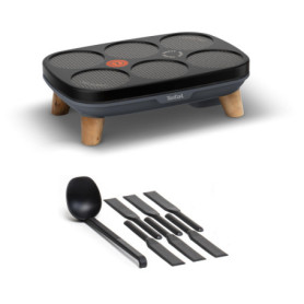 Crêpier Électrique Tefal Gourmet avec Revêtement Antiadhésif
