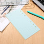 Recharges de Papier Ligné A6 Coloré - 50 Feuilles pour Carnet de Notes