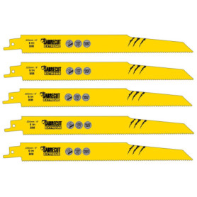 Lot de 5 Lames de Scie Sabre SabreCut 225 mm - Performance Bois et Métal