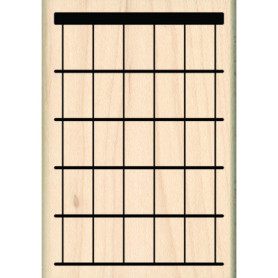 Tampon en Caoutchouc Accords de Guitare 6 Cordes - Stamps by Impression