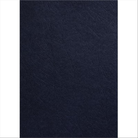 Couverture en Cuir Noir A3 GBC LeatherGrain 250 g/m2