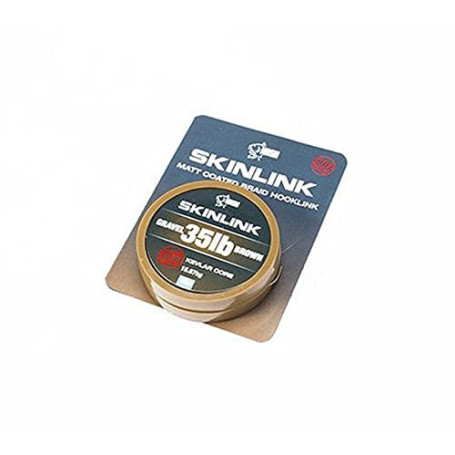 Fil Bas de Ligne Nash Skinlink Stiff 15lb - Performance Avancée pour Pêche