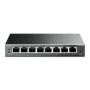 Commutateur TP-Link PoE 8 Ports Gigabit - Gestion Intelligente et Boîtier Métal