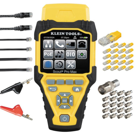 Klein Tools Scout Pro Max - Testeur de Câbles avec Télécommandes