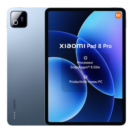 XIAOMI Pad 8 Pro - Tablette 11.2'' 8+256 Go, Processeur Snapdragon 8 Elite, Écran 3.2K 144Hz, Bleu