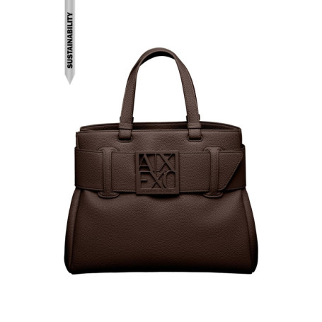 Sac à provisions Armani Exchange Susy pour femme - Hot Fudge