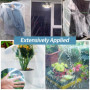 Film de Serre Transparent Extra Épais 3x4 m - Indéchirable pour Jardins et Fermes