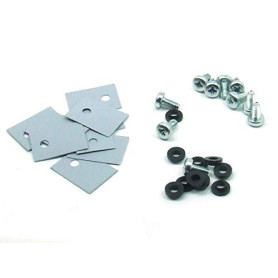 Set de 10 Dissipateurs Isolants pour Transistors TO220 - POPESQ