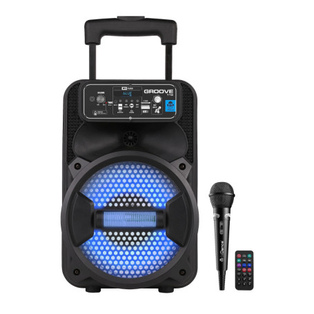 Enceinte Portable Bluetooth Cefa Toys avec Micro et Éclairage LED - 100W